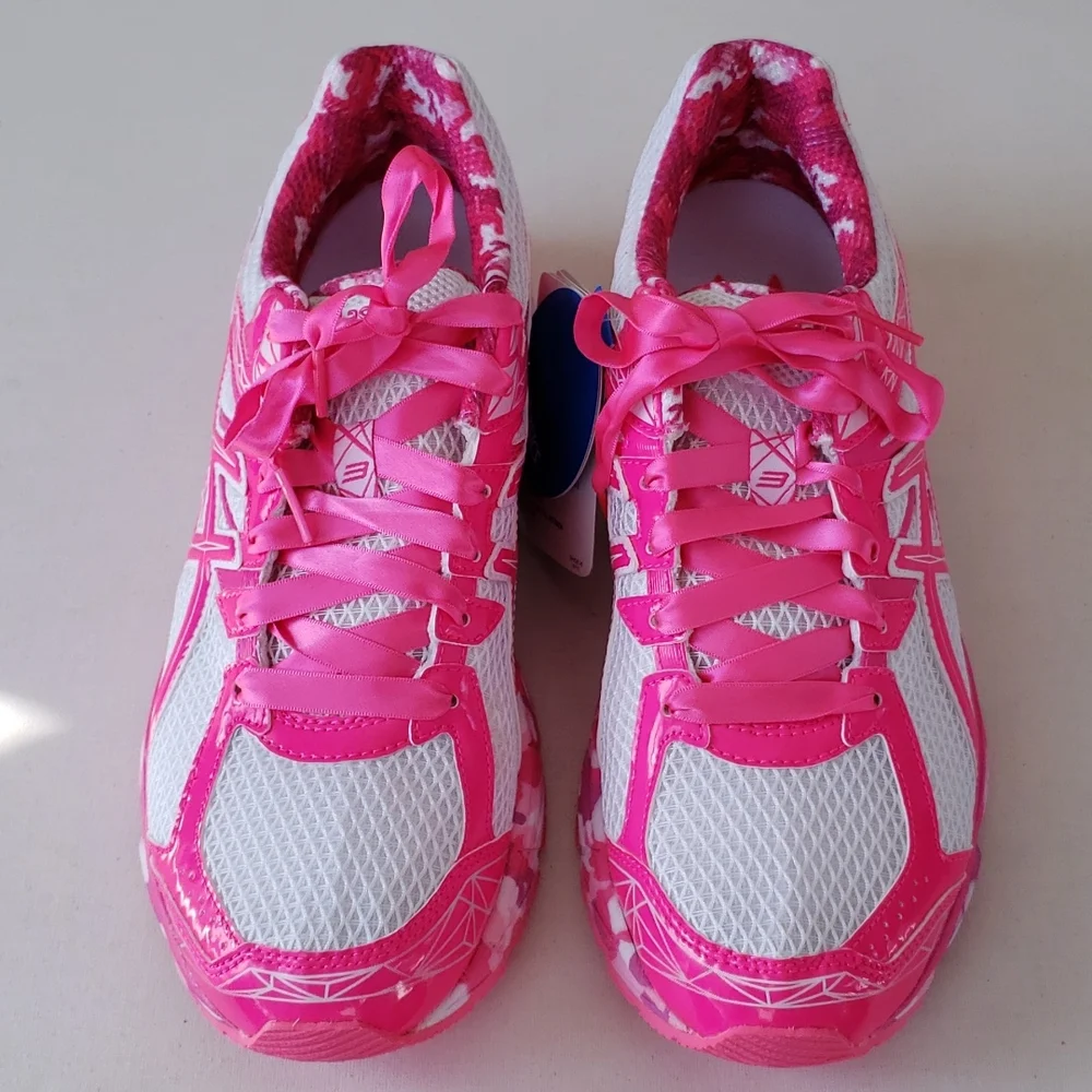 Asics women's 9.5 Breast Cancer Awareness Pink Ribbon GT 1000 3 PR - Picture 3 of 16